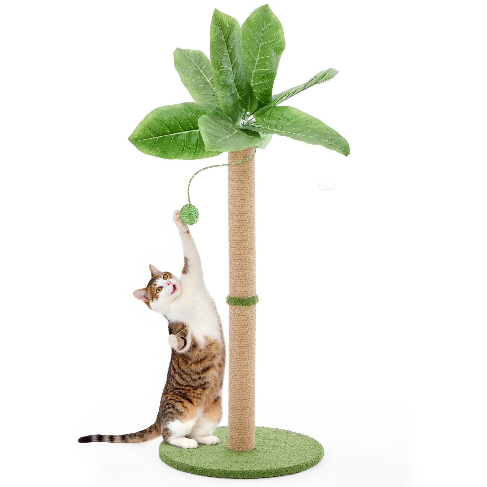 Pettrove Multi-Level Cat Tree Tower for Indoor Use, Stable Pet Furniture with Sisal Scratching Post, Spacious Condo, Climbing Ladder, and Plush Toy for Cats