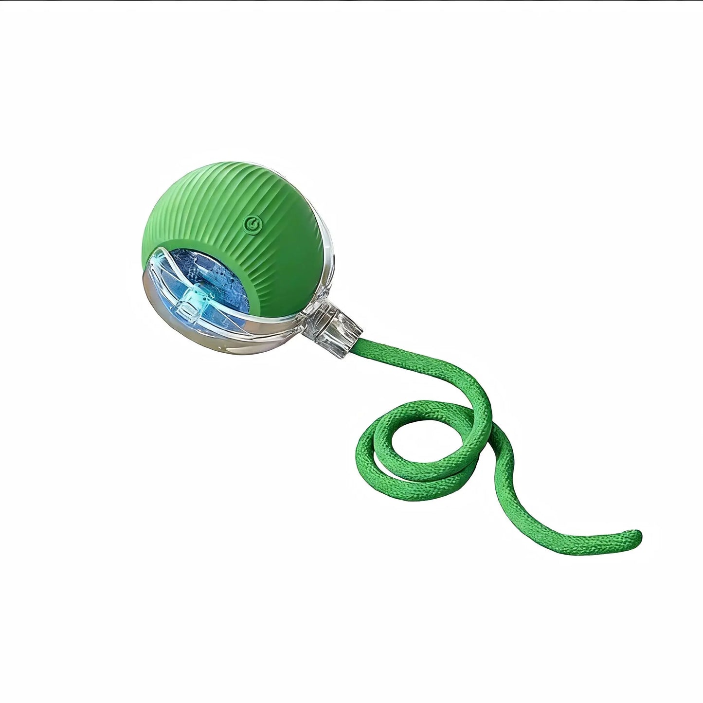 Smart Interactive Cat Toy Ball - Automatic Moving Motion Toy with LED Light, Rope & Realistic Bird Chirps, USB Rechargeable Boredom Buster for Indoor Cats & Small Dogs